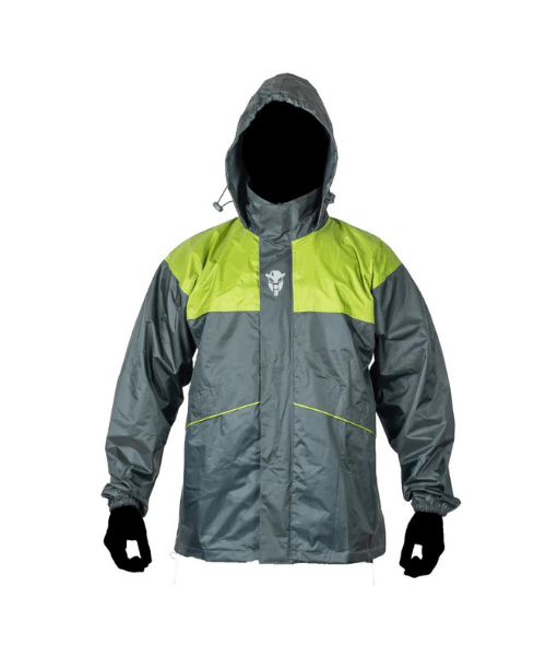 Mototech Hurricane Air TourPro Waterproof Rain Overjacket – Grey Green ₹1,799