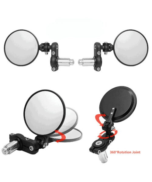 Moto Arch Universal Round Foldable Bar End Side Mirror ₹1,499