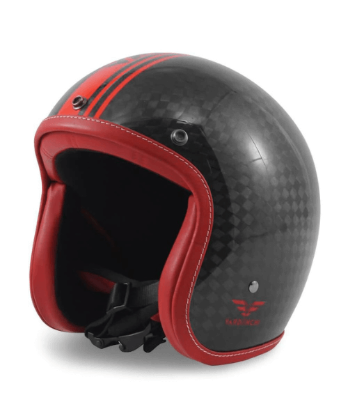 Vardenchi Carbon Large Weave Half Face Helmet (LW) ₹6,900