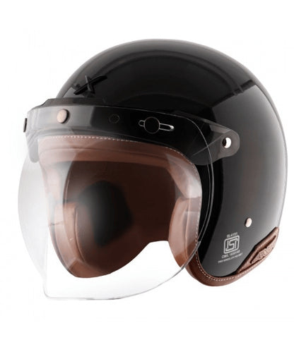 Axor Retro Jet Gloss Helmet – Black ₹2,680