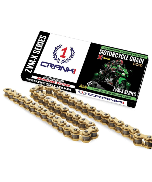 Crank1 Chain For Triumph Tiger 800 XC And XCX (2015-2017) 525 Pitch ZVM-X 124L – Gold ₹8,000