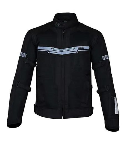 BBG Marshal Motorcycle Riding Jacket with Rain and Thermal Liner – Black ₹6,950