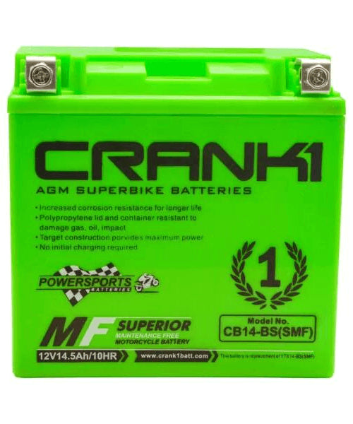 Crank1 Battery For Bmw F800 Gs Adventure-CB14-BS ₹7,400