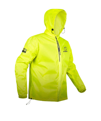 Rynox H2GO Pro 3 Rain Jacket – Hiviz Green ₹1,450