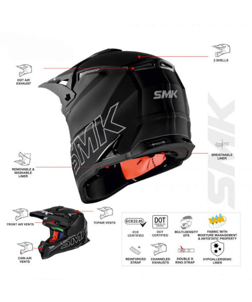 SMK Gullwing Kresto Grps MA169 Helmet ₹6,450