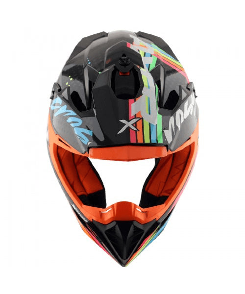 Axor X-CROSS X2 Off Road Helmet – Black Grey ₹5,980