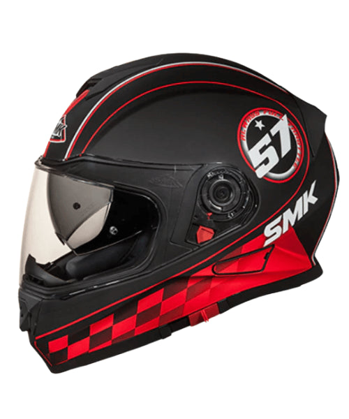 SMK Twister Blade MA236 Black Red Helmet ₹5,150