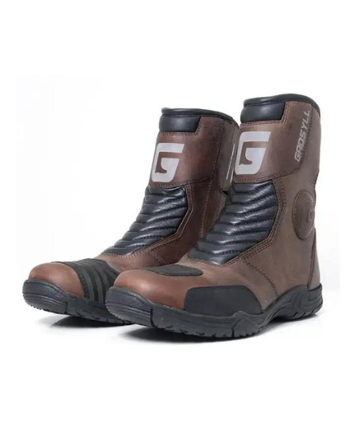 Gadsyll G-STAR 9 Water Resistant Motorcycle Riding Boots – Brown ₹7,199