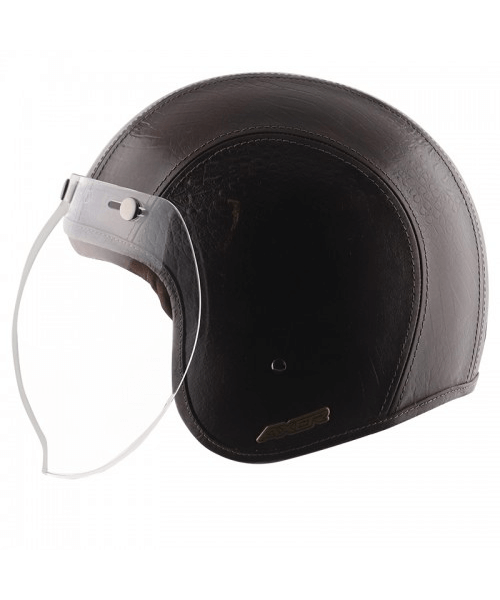 Axor Retro Jet Leather Legend Helmet – Coco Dark ₹5,903