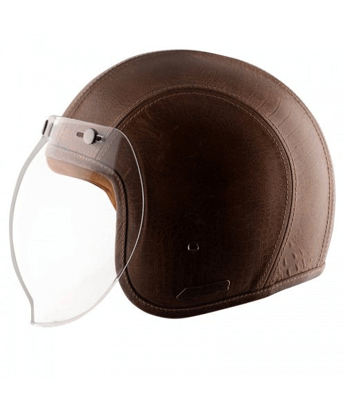 Axor Retro Jet Leather Poison Helmet – Coco Brown ₹5,903