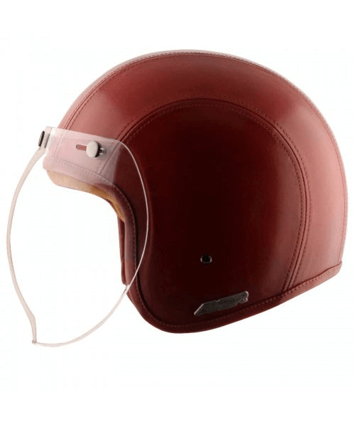 Axor Retro Jet Leather Wild Helmet – Red ₹5,903