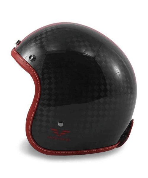 Vardenchi Carbon Large Weave Half Face Helmet (LW) ₹6,900