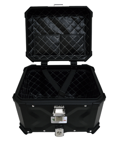 Moto Vanguard Aluminium Top Box 35 Ltr – Black ₹16,599