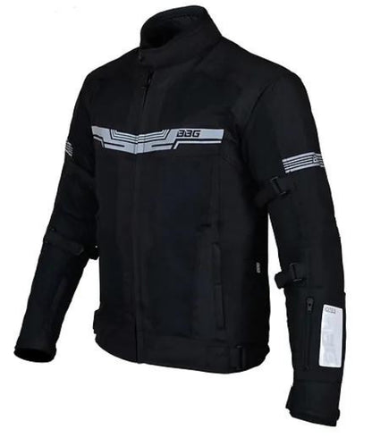 BBG Marshal Motorcycle Riding Jacket with Rain and Thermal Liner – Black ₹6,950