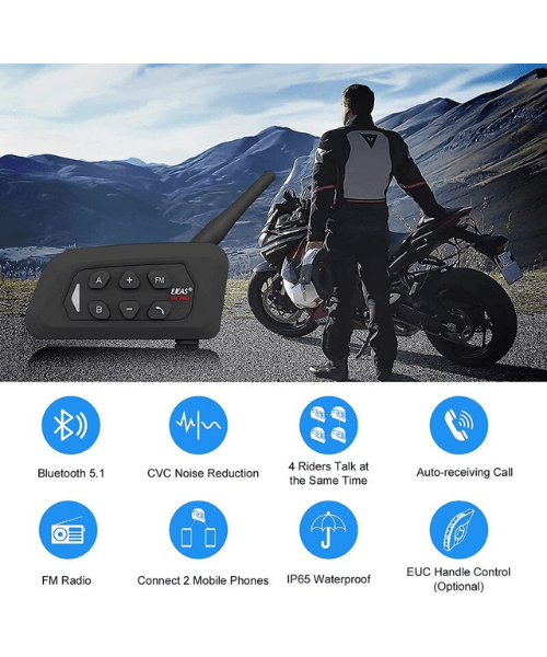 Vnetphone Helmet Intercom V4 Plus (1 Yr Warranty) ₹12,000