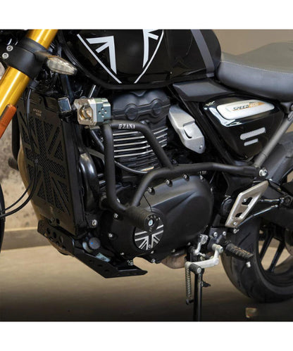 Zana Crash Guard With Slider Black For Triumph Speed 400 – ZI-8362 ₹3,999 Original price was: ₹3,999.₹3,599