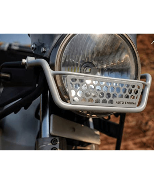 Auto Engina Himalayan Headlight Grill Compatible For Royal Enfield Himalayan Bs6(2020),BS3,BS4 Models – Silver ₹2,200