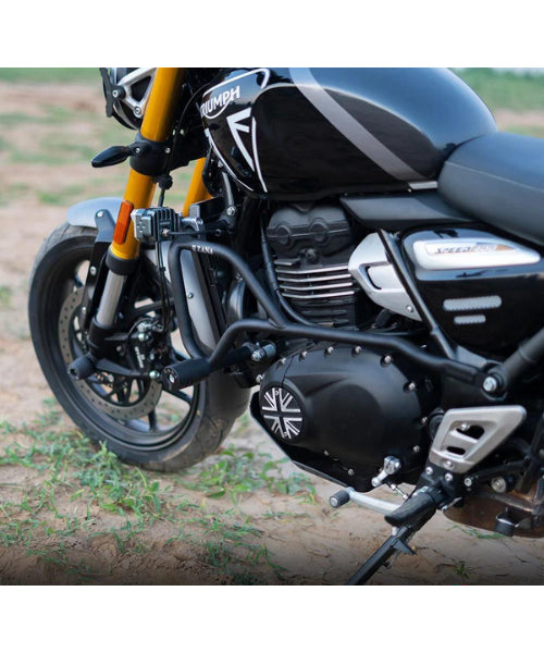 Zana Crash Guard With Slider Black For Triumph Speed 400 – ZI-8362 ₹3,999 Original price was: ₹3,999.₹3,599