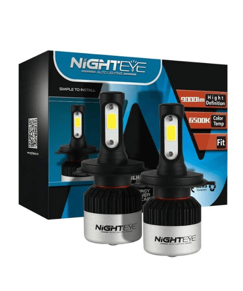 NightEye H4 Led White Headlight Bulbs For Bike ₹3,000