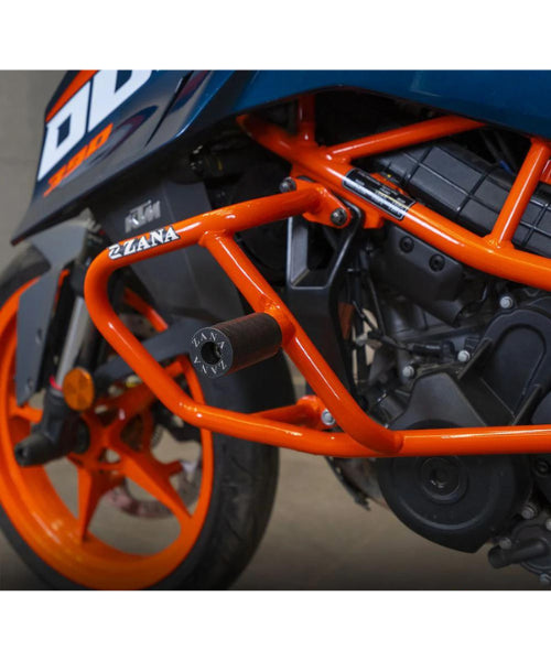 Zana Crash Guard With Slider Orange For KTM Duke 390/250/200/390 Gen 3 – ZI-8416 ₹3,599