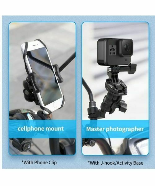 Telesin Motorcycle Mirror Mount for ActionCams with Quick Release Adapter ₹950