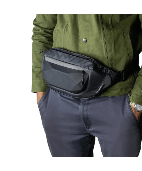 Carbonado Rock Waist Pouch – Black ₹2,090