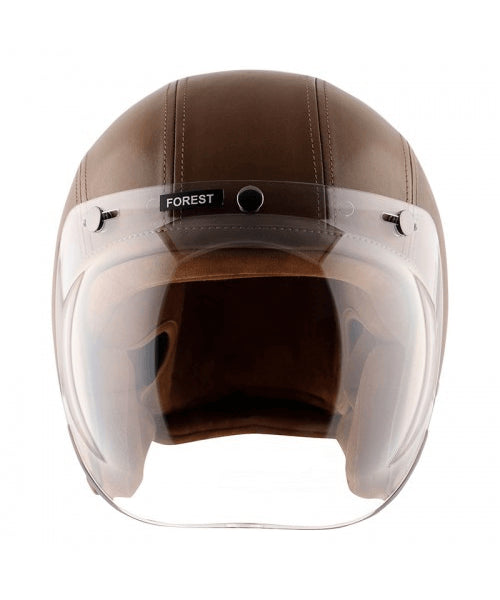 Axor Retro Jet Leather Forest Helmet – Green ₹5,903