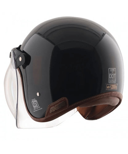 Axor Retro Jet Gloss Helmet – Black ₹2,680