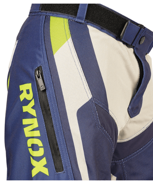 Rynox Dune Neo Offroad Pants – Blue Hi-Viz Green ₹6,850