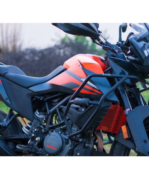 Zana Crash Guard With Slider Texture Matt Black for KTM 250/390 / 390 X ADV – ZI-7013 ₹7,299