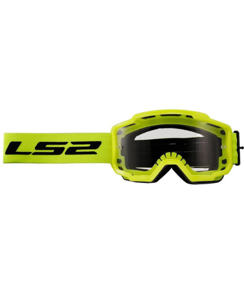 LS2 Charger Pro Goggle Hiviz Yellow with Clear Visor ₹2,000