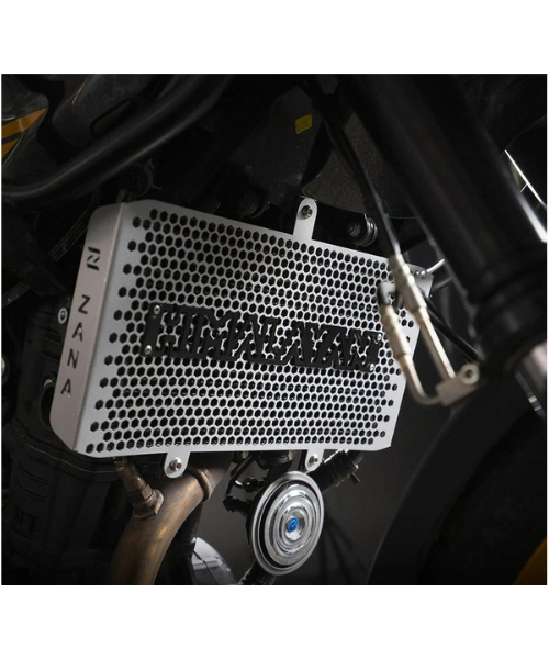 Zana Radiator Guard With Logo Aluminium Silver For Himalayan 45 – ZI-8449 ₹2,999