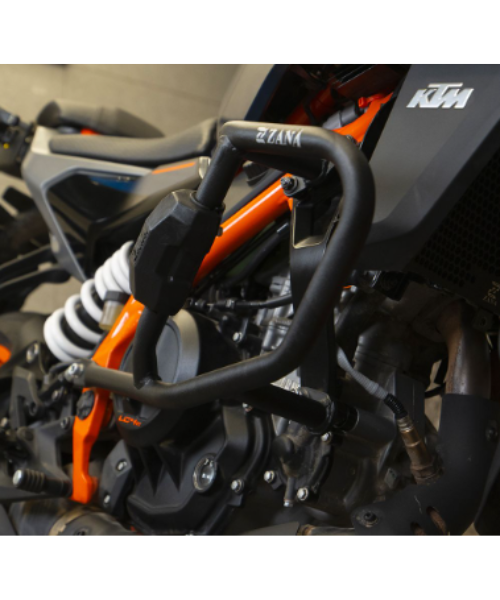 Zana Crash Guard With Slider Puck Black For KTM Duke 390/250/200/390 Gen 3 – ZI-8417 ₹3,999