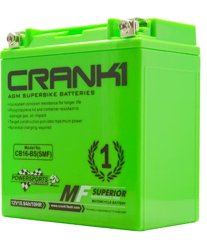 Crank1 Battery For Triumph Tiger 800XCA-CB16-BS ₹8,500