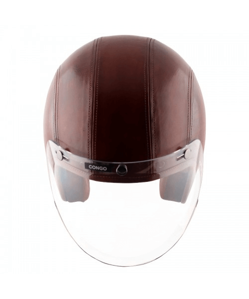 Axor Retro Jet Leather Congo Helmet – Coniac Dark ₹5,903