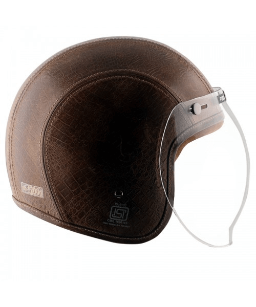 Axor Retro Jet Leather Poison Helmet – Coco Brown ₹5,903