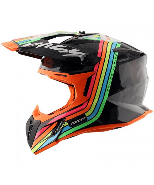 Axor X-CROSS X2 Off Road Helmet – Black Grey ₹5,980