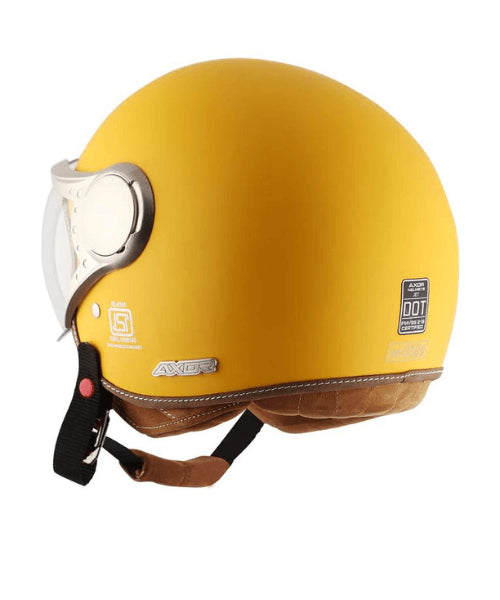 Axor Retro Jet West Helmet – Dull Mustard Yellow ₹3,149