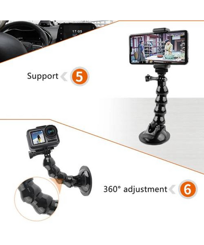 Suction Cup Flex Jaw Mount for Go Pro and Mobile ₹1,299