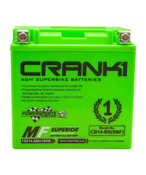 Crank1 Battery For BMW R-Nine TCB14-BS ₹7,000