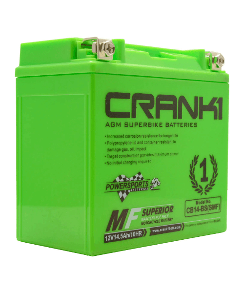 Crank1 Battery For Kawasaki Ninja ZX-14R-CB14-BS ₹7,400