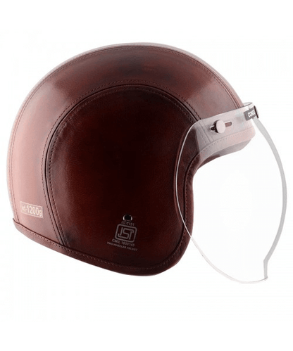 Axor Retro Jet Leather Congo Helmet – Coniac Dark ₹5,903