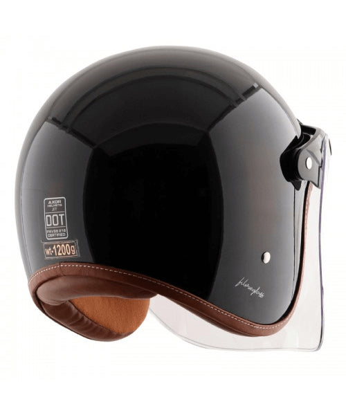 Axor Retro Jet Gloss Helmet – Black ₹2,680