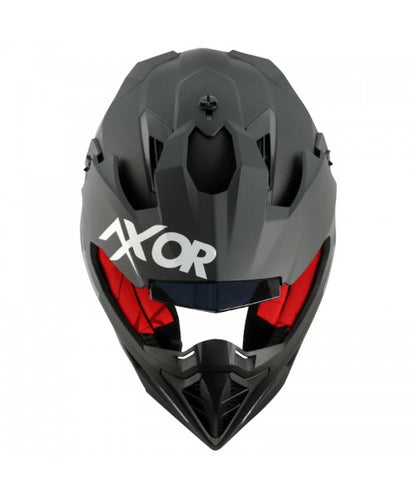 Axor X-Cross Helmet – Dull Black Red ₹5,984