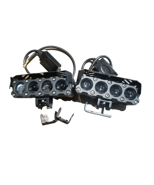 HJG Mega Drive 4 Lens Dual Color Led Fog Lights – Pair ₹7,999