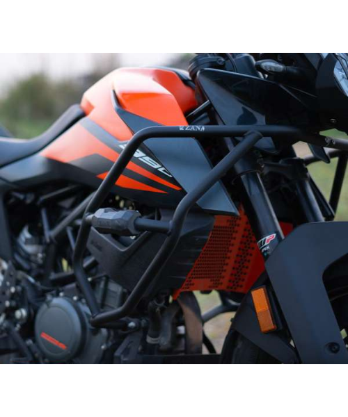 Zana Crash Guard With Slider Texture Matt Black for KTM 250/390 / 390 X ADV – ZI-7013 ₹7,299