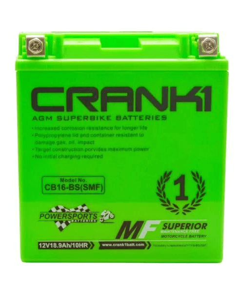 Crank1 Battery – CB16-BS (SMF) ₹8,500