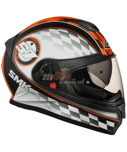 SMK Twister Blade MA276 Black Orange Helmet ₹5,150