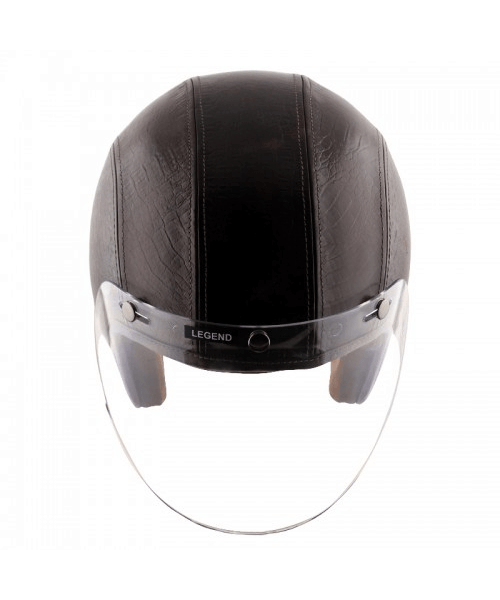 Axor Retro Jet Leather Legend Helmet – Coco Dark ₹5,903