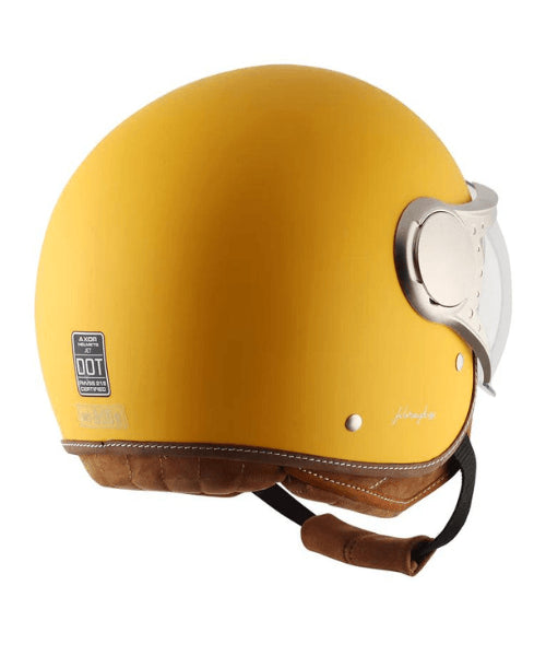 Axor Retro Jet West Helmet – Dull Mustard Yellow ₹3,149